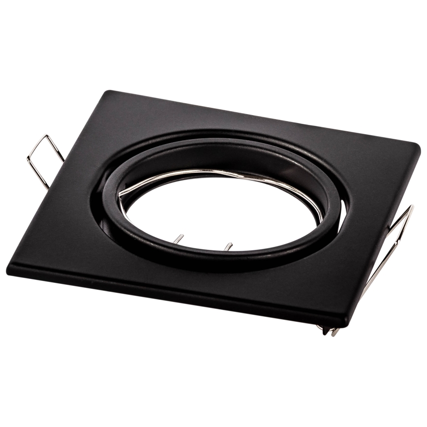 Luminaria empotrada de techo 1xGU10/MR16/10W/230V 9x9 cm negro