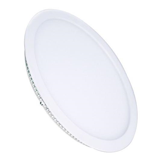 Luminaria empotrada LED 24 W, 230 V, 3000/4000/6000 K, Ø 30 cm, blanco
