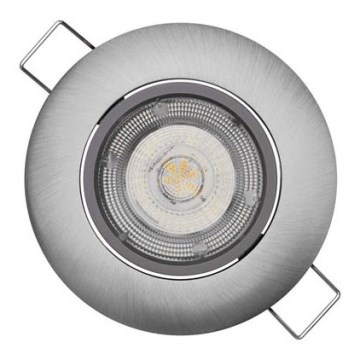 Luminaria empotrada LED EXCLUSIVE LED/5W/230V 3000 K plateada