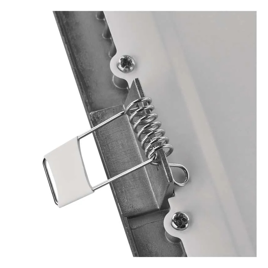 Luminaria empotrada LED NEXXO LED/12,5W/230V 3000/3500/4000K plateada 17x17 cm