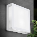 Luminaria exterior HENRY 2xE27/15W/230V IP44 blanca