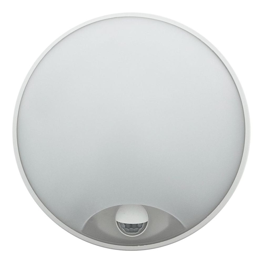 Luminaria LED de pared exterior regulable con sensor de movimiento LED/15/18/20W/230V 3000K/4000K/6500K IP65 negro/blanco