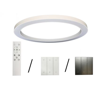 Luminaria LED de techo 115 W / 230 V, 3000/4000/6500 K, Ø 120 cm, blanca