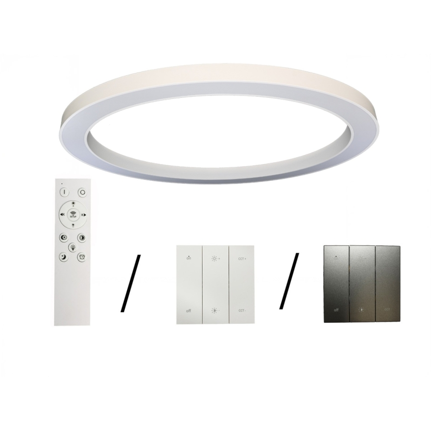 Luminaria LED de techo 115 W / 230 V, 3000/4000/6500 K, Ø 120 cm, blanca
