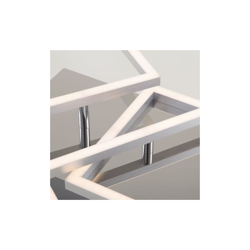 Luminaria LED de techo regulable LED/42W/230V 3000K cromo mate