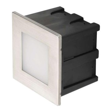 Luminaria LED orientativa empotrada para exterior 1,5W 3000K IP65