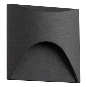 Luminaria LED para escalera EXIN LED/2,5W/230V 3000K IP65 antracita cuadrada