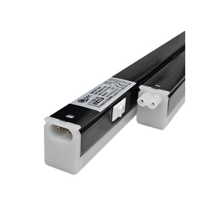 Luminaria LED para montaje bajo mueble TUBE LED/14W/230V 90 cm negro