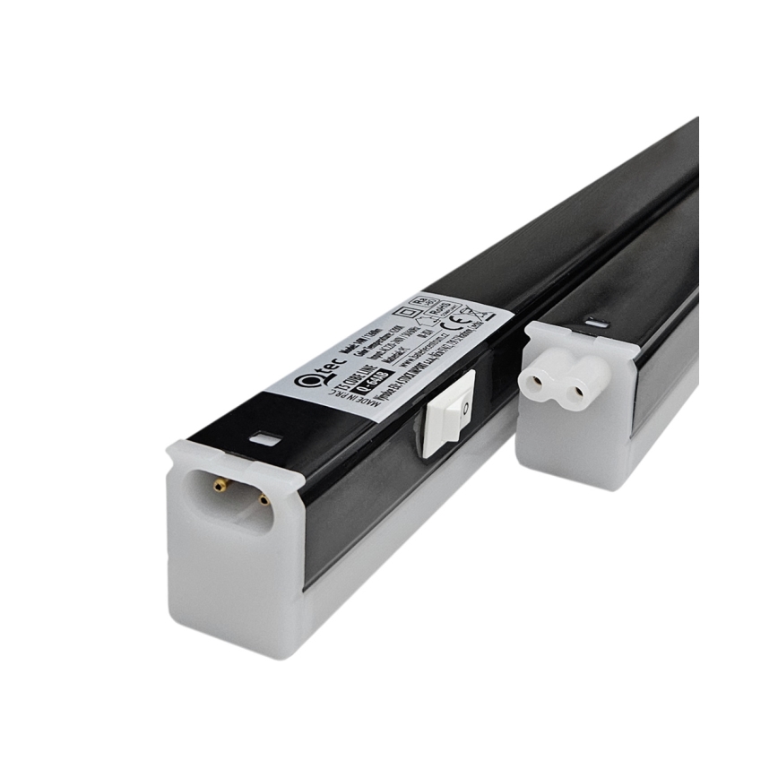 Luminaria LED para montaje bajo mueble TUBE LED/14W/230V 90 cm negro