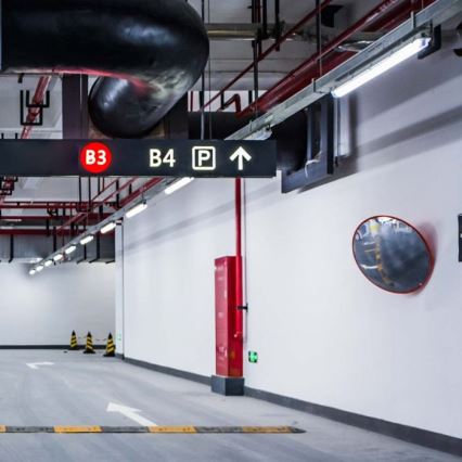 Luminaria tubular LED técnica con módulo de emergencia LED/48W/230V 6500K IP65 2200 mAh 150 cm