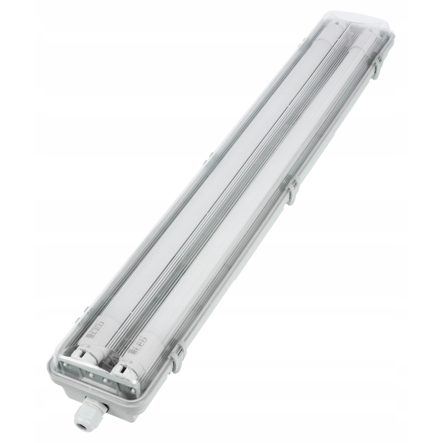 Luminaria LED técnica fluorescente T8 2xG13/10W/230V 6000K 60 cm IP65 blanca