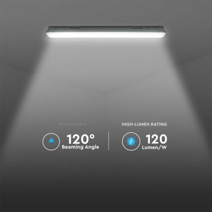 Luminaria LED técnica tipo fluorescente SAMSUNG CHIP LED/18W/230V 6500K IP65 60 cm