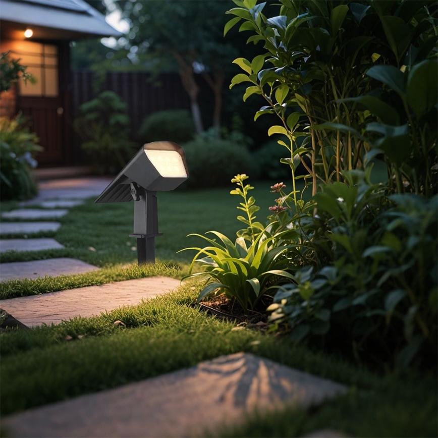 Luminaria solar LED 2 en 1 1,3W/3,7V 3000/4000/6400K IP65 1200 mAh
