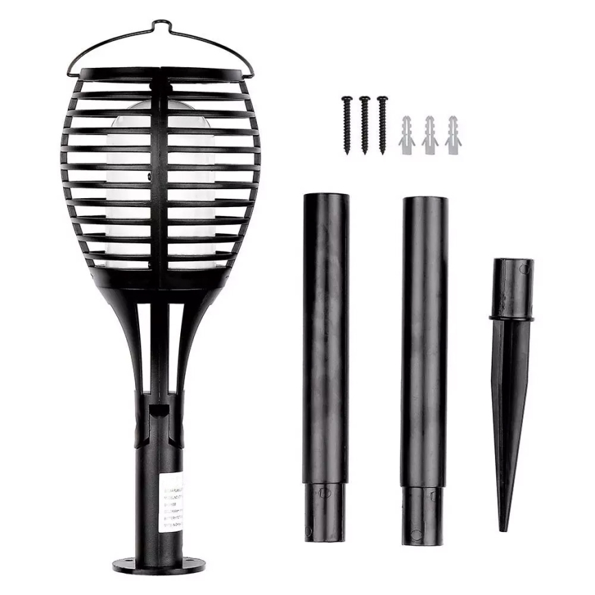 Luminaria solar LED FLAME 4 en 1 LED/0,45W/3,7V IP44 500 mAh