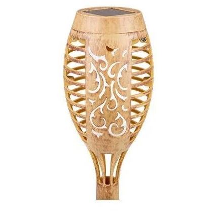 Lámpara solar LED MINISPARK BAMBOO LED/1,8W/5,5V IP44 600 mAh beige