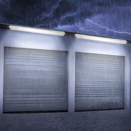 Luminaria técnica fluorescente LED T8 2xG13/20W/230V 6500K 120 cm IP65 blanca