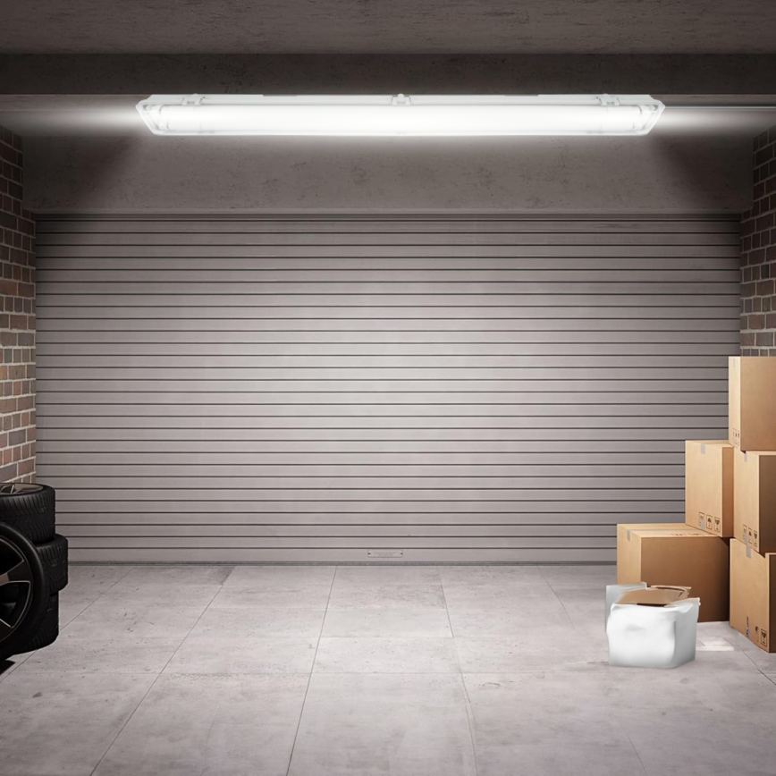 Luminaria técnica fluorescente LED T8 2xG13/20W/230V 6500K 120 cm IP65 blanca