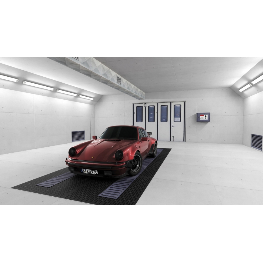 Luminaria técnica fluorescente LED T8 2xG13/20W/230V 6500K 120 cm IP65 blanca