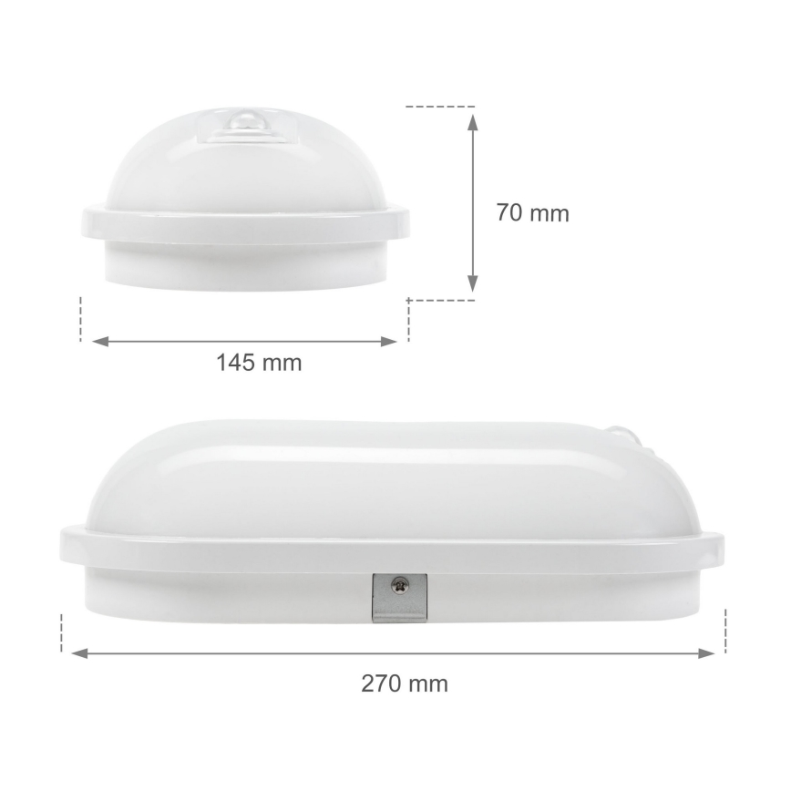 Luminaria técnica LED con sensor PIR LED/20W/230V IP54