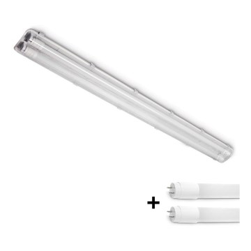 Luminaria técnica LED fluorescente T8 2xG13/18W/230V 4000K IP65