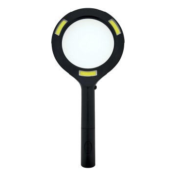 Lupa LED con aumento 3× e iluminación LED/3W/2xAA IP22