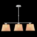 LUXERA 18066 - Lámpara colgante COMBO 3xE27/60W beige
