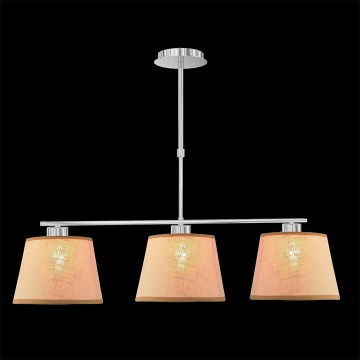 LUXERA 18066 - Lámpara colgante COMBO 3xE27/60W beige