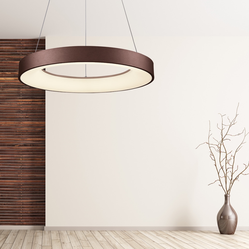 LUXERA 18407 - Lámpara colgante LED regulable con cable GENTIS LED/50W/230V