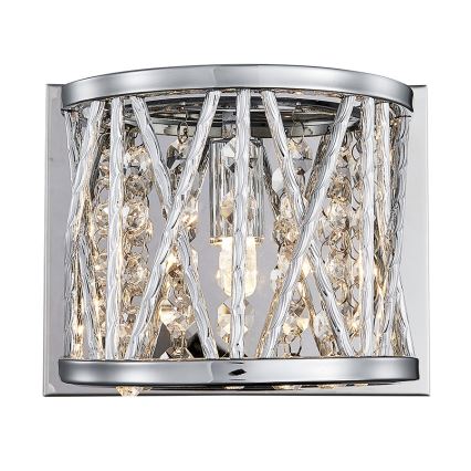 LUXERA 46063 - Aplique STIXX 1xG9/33W/230V plata