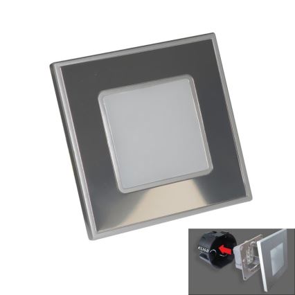LUXERA 48304 - Lámpara LED de pared para escaleras 16xLED/1W/230V