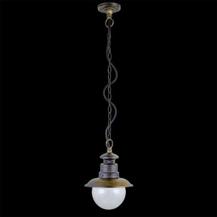 LUXERA 48401 - Lámpara colgante exterior LIMASSOL 1xE27/60W/230V IP44