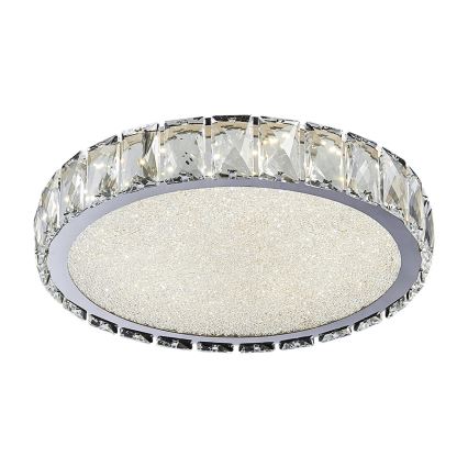 Luxera 62406 - Plafón LED cristal GIRO LED/20W/230V