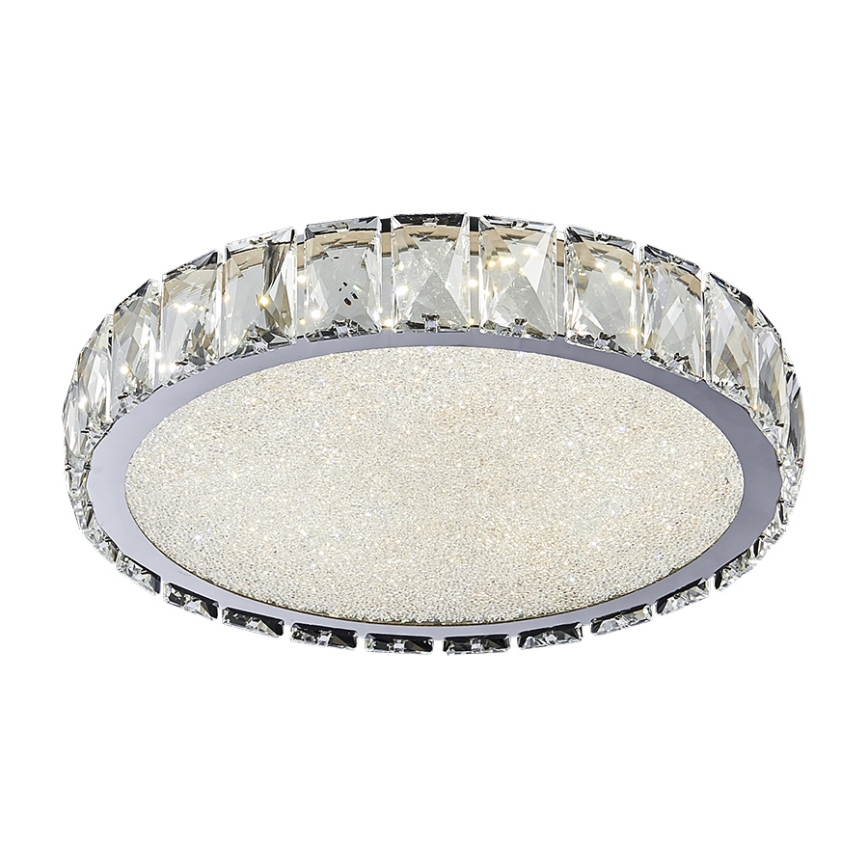Luxera 62406 - Plafón LED cristal GIRO LED/20W/230V