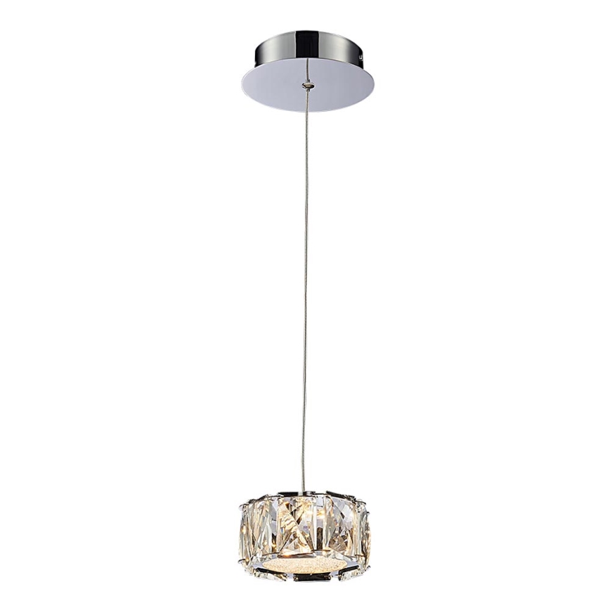LUXERA 62416 - Lámpara colgante LED cristal KNOX LED/5W/230V