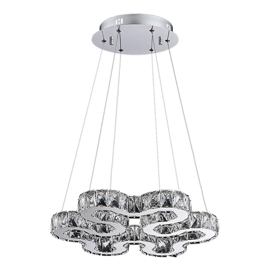 LUXERA 62422 - Lámpara colgante LED cristal STRADA LED/30W/230V