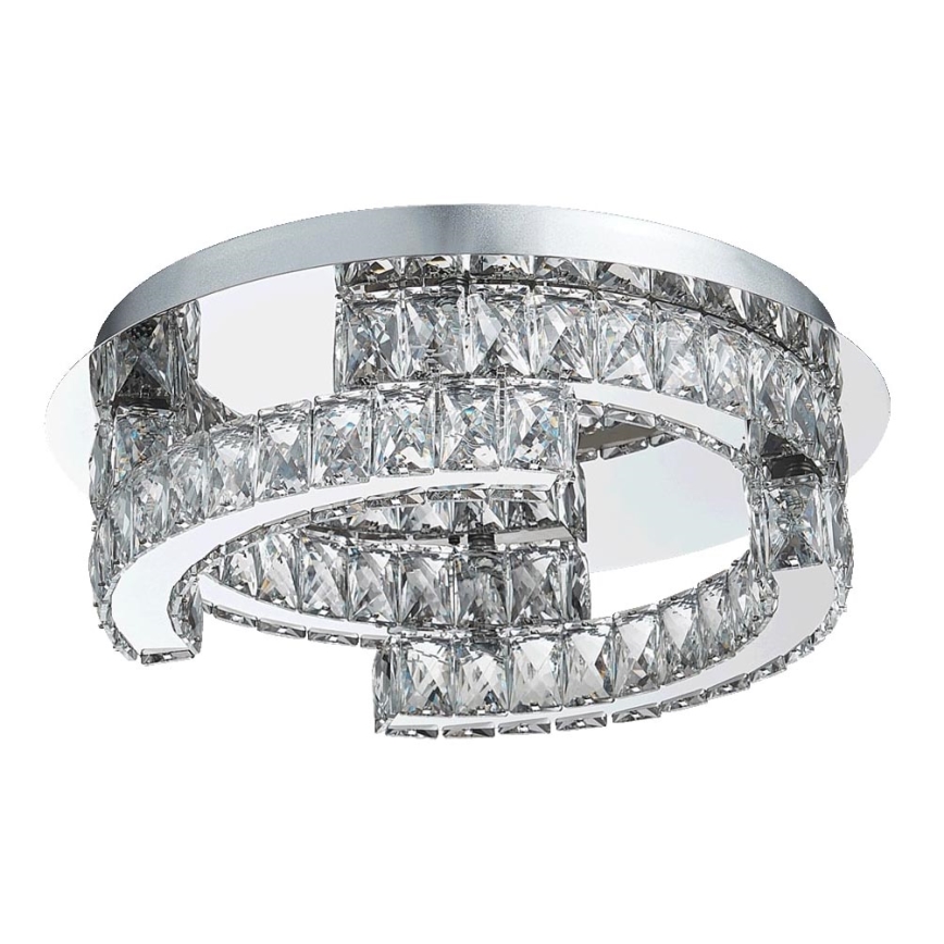 Luxera 62429 - Plafón LED de cristal SANTANA 1xLED/24W/230V