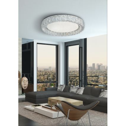 LUXERA 62438 - Plafón LED ALLURIA LED/60W/230V 4000K 80 cm