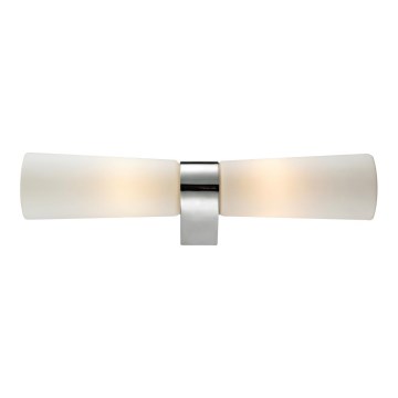 LUXERA 68052 - Lámpara de baño PARADIS 2xE14/40W/230V IP44