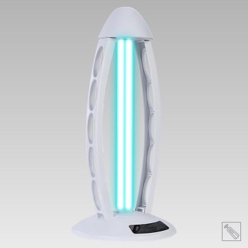 Luxera 70416 - Lámpara germicida desinfectante con ozono UVC/38W/230V + mando a distancia