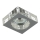 LUXERA 71008 - Iluminación empotrable de techo ELEGANT 1xGU10/50W/230V