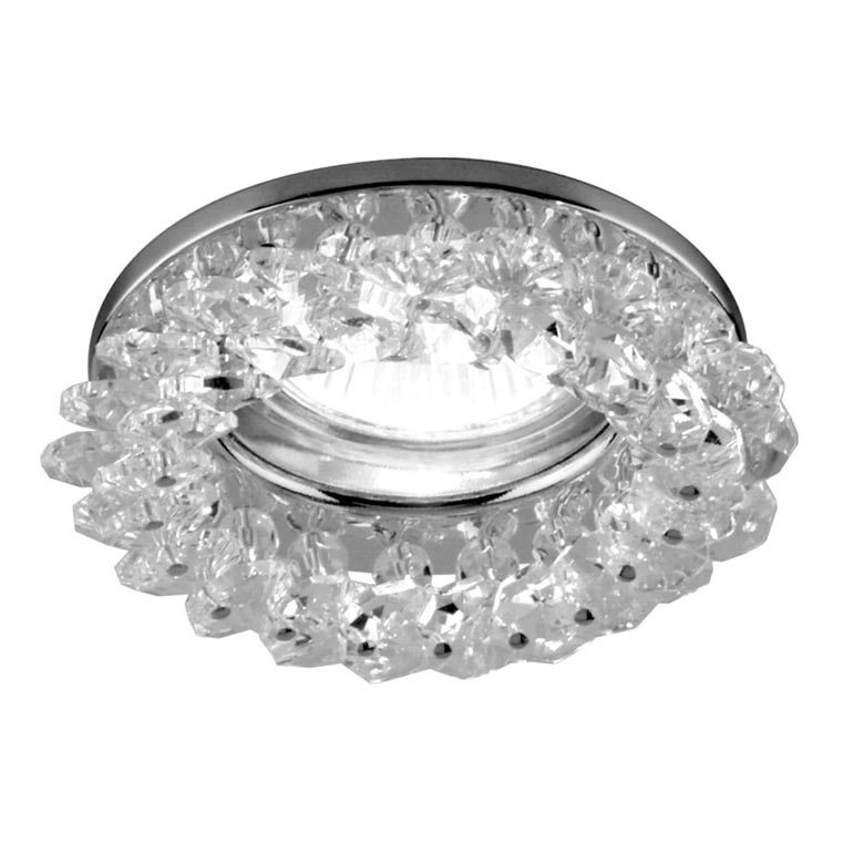 LUXERA 71025 - Iluminación empotrable de techo CRYSTALS 1xGU10/50W/230V