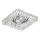 LUXERA 71067 - Iluminación empotrable de techo CRYSTALS 1xGU10/50W/230V