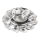 LUXERA 71073 - Iluminación empotrable de techo CRYSTALS 1xGU10/50W/230V
