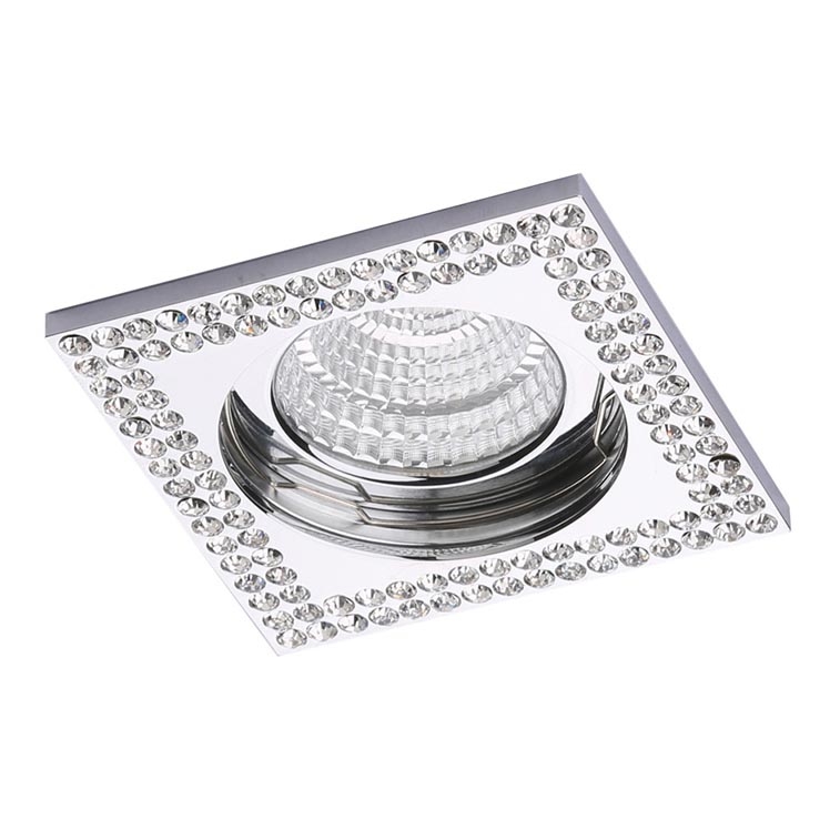 LUXERA 71077 - Lámpara empotrada CRYSTALS 1xGU10/50W/230V