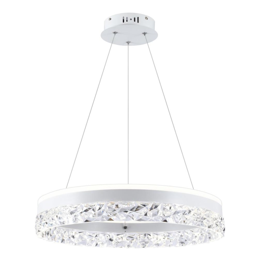 Luz colgante LED FROZI LED/32W/230V diámetro 50 cm blanca