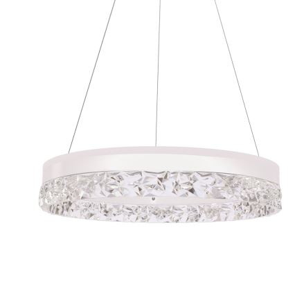 Luz colgante LED FROZI LED/32W/230V diámetro 50 cm blanca