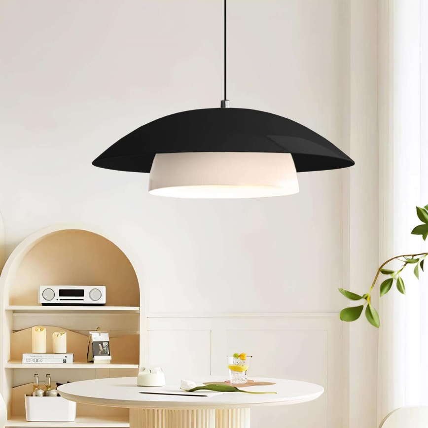 Luz colgante MOONLIGH 1xE27/40W/230V negra