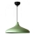 Luz colgante VULCANO 1xE27/40W/230V verde
