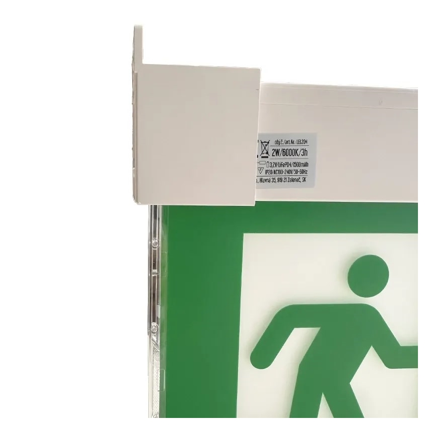 Luz de emergencia LED LED/2W/230V 6000K 1500 mAh