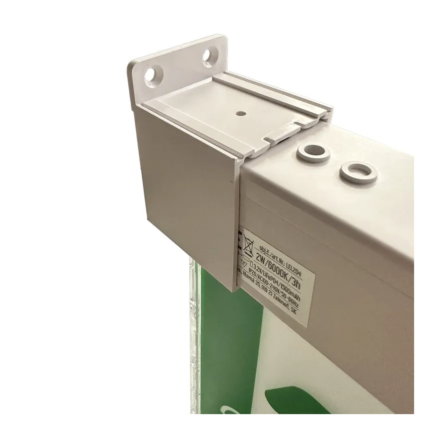 Luz de emergencia LED LED/2W/230V 6000K 1500 mAh